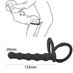 Double Penetration Anal Sex Toys For Men & Women - Dildo Penis Butt Plug, Anal Beads & Cock Ring for Delay Ejaculation