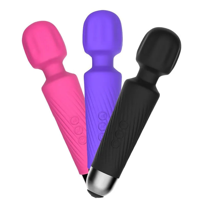 Custom Rechargeable Wireless Adult Toy Cordless Vibrating Av Massager Wand Vibrator for Women