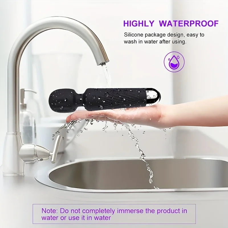 Custom Rechargeable Wireless Adult Toy Cordless Vibrating Av Massager Wand Vibrator for Women
