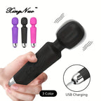 Custom Rechargeable Wireless Adult Toy Cordless Vibrating Av Massager Wand Vibrator for Women