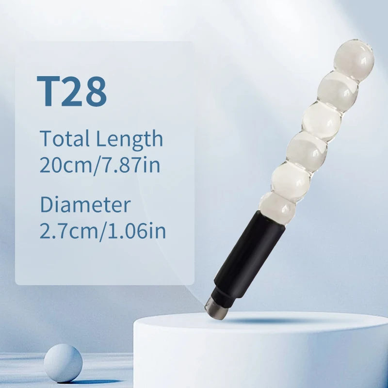 Crystal Clear Glass Dildo Anal Plug Vaginal Anal Beads Dildos 3XLR Glass Dildos Sex toys for Woman Female Masturbator