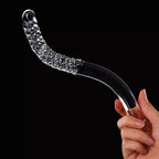 Glass Dildos Wand Crystal Sex Toys Anal Plugs Vagina Stimulator Curve Glass Self-Pleasure Erotic Glass Sex Toys