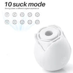 Glow in the Dark Rose Vibe Clitoral Sucking Vibrator Nipple Sucker Clitoris Stimulator Glowing Rose Vibrator Women Sex Rose Toy