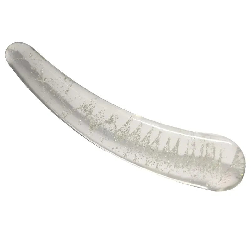Glass Anal Plug Dildo Luminous Crystal Glass Butt Plug Dilators Stimulator Anal Tail Orgasm Erotic Sex Toys for Adults Couples