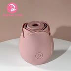 The Dark Rose by Dream Vibe Suctions Vibrator Adult Pleasure Sex Toy Intimate Love Gift for Woman Clitorial Nipple Stimulation