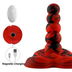 Horse Dildo Vibrator 2 in 1 Silicone Butt Plug Animal Penis G-spot Stimulator Hands-free Masturbation Sex Toys for Women Lesbian