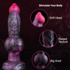 Dog Knot Dildo Anal Butt Plug Large Thick Penis Liquid Silicone Dick Women Men G Spot Prostate Stimulate Adult Foreplay Products