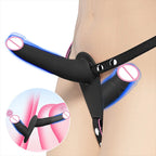 Wearable Double Head Dildo Lesbian Panties Stimulate G-Spot Dildo Anal Vagina Massager Couples Masturbation Sex Toys Adult Produ
