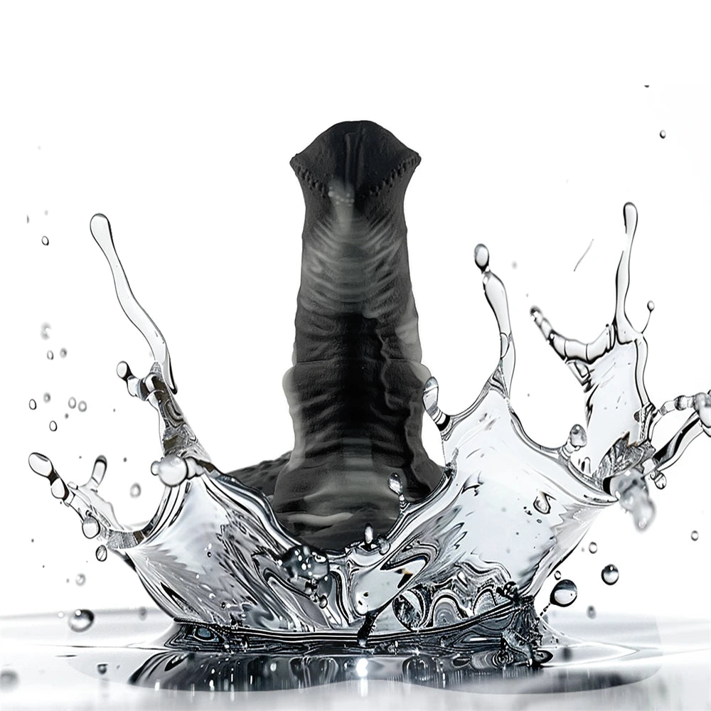 Horse Dildo Vibrator 2 in 1 Silicone Butt Plug Animal Penis G-spot Stimulator Hands-free Masturbation Sex Toys for Women Lesbian