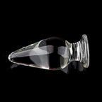5/5.5cm Glass Anal Plug Smooth Lead-Free Glass Butt Plug Anal Dilatation Training Sex Toys For Women Men Gay Prostate Massage