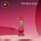 Realistic Animal Dog Dildo Soft Silicone Vaginal Vestibule Plug With Suction Cup Prostate Massager Male Female Masturbator