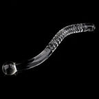 Glass Dildos Wand Crystal Sex Toys Anal Plugs Vagina Stimulator Curve Glass Self-Pleasure Erotic Glass Sex Toys