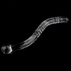 Glass Dildos Wand Crystal Sex Toys Anal Plugs Vagina Stimulator Curve Glass Self-Pleasure Erotic Glass Sex Toys