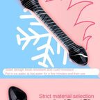 Black Crystal Glass Toys Dildo Anal Plug Gay Sex Toys Double Anal Beads For Men/Women Vaginal Anal Dilation Butt Plug
