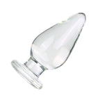 5/5.5cm Glass Anal Plug Smooth Lead-Free Glass Butt Plug Anal Dilatation Training Sex Toys For Women Men Gay Prostate Massage