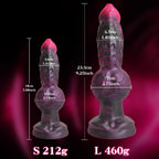 Dog Knot Dildo Anal Butt Plug Large Thick Penis Liquid Silicone Dick Women Men G Spot Prostate Stimulate Adult Foreplay Products