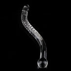 Glass Dildos Wand Crystal Sex Toys Anal Plugs Vagina Stimulator Curve Glass Self-Pleasure Erotic Glass Sex Toys